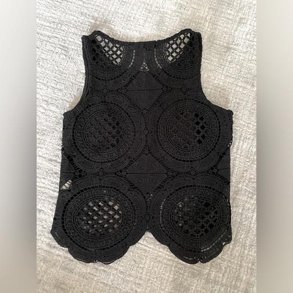 Black Lace Top - Picture 2 of 3